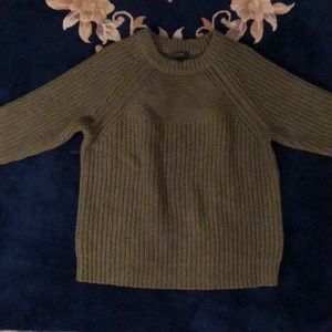 JCREW boxy cable sweater